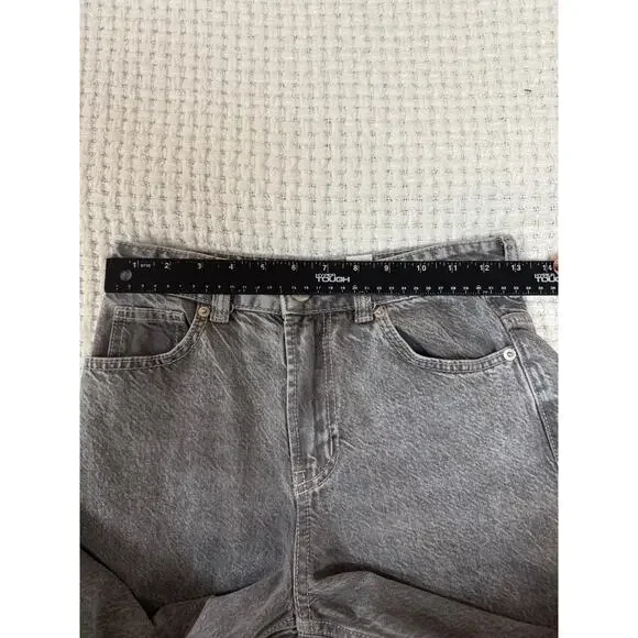 H&M Divided Women’s Jeans Gray Wide Leg - Picture 5 of 8